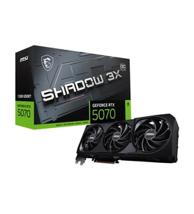 MSI GEFORCE RTX5070 12G SHADOW 3X OC 12GB GDDR7 192BIT 1XHDMI 3XDP EKRAN KARTI