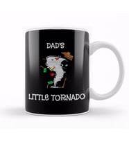 Cute Dad s Little Tornado Kids Kupa Bardak Porselen