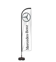 Mercedes Benz Logolu Yelken Bayrak Set
