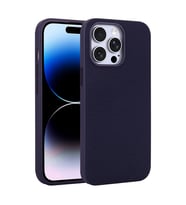 iPhone 14 Pro Max Kılıf M-Safe Şarj Özellikli Kumaş Tasarımlı Miami Sert PC Kılıf