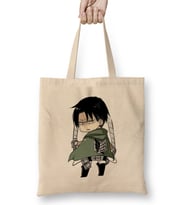 Attack On Titan Chibi Levi 02 Bez Çanta Uzun Saplı