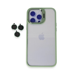 Pilelistore   iPhone 15 Pro Max Kılıf Roblox Lens Standlı Kapak - Yeşil