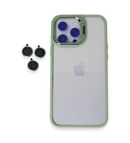 Pilelistore   iPhone 15 Pro Max Kılıf Roblox Lens Standlı Kapak - Yeşil