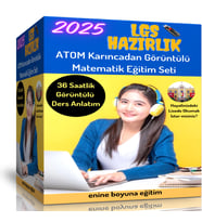2025 LGS Görüntülü Matematik Eğitim Seti (38 Saat Özel Anlatım)