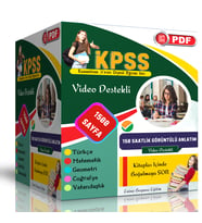 2026 KPSS Dijital Eğitim Seti (1500 PDF Sayfası+150 Saat Görüntülü Anlatım)