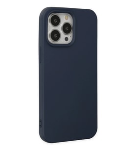 ERTAN iPhone 15 Pro Kılıf Nano içi Kadife Silikon - Lacivert