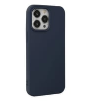 ERTAN iPhone 15 Pro Kılıf Nano içi Kadife Silikon - Lacivert