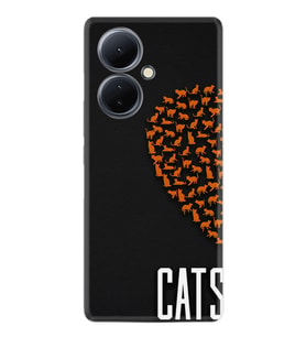 Vivo V29 Lite Kılıf Silikon Desen Özel Seri Cats 1792