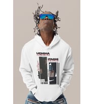 Uchiha Itachi Baskılı Unisex Oversize Naruto Anime Karakter Hoodie