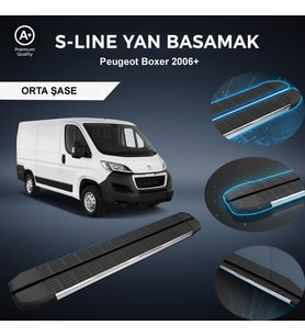 Peugeot Boxer S-Line Premium Krom Yan Basamak   2006 Sonrası