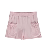 Civil Girls Torba Cep Detaylı 6-9 Yaş Şort - Pudra