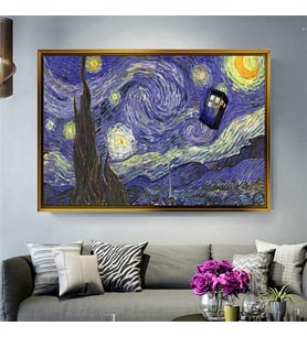 Altın Çerçeveli dekoratif tablo l453 (Gold)