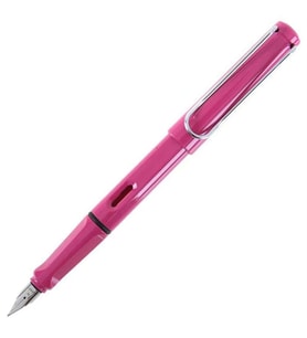 LAMY SAFARİ 13P-F METAL KLİPS PEMBE F UÇ DOLMA KALEM