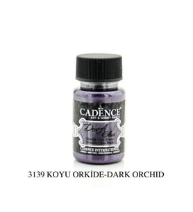 Cadence Dora Glass Metalik Cam Boyası 50 ml. 3139 KOYU ORKİDE 