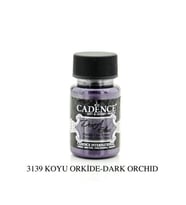 Cadence Dora Glass Metalik Cam Boyası 50 ml. 3139 KOYU ORKİDE 