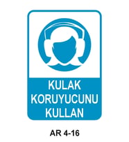 İŞ GÜVENLİĞİ UYARI LEVHASI 1 ADET PVC 21 X 29CM