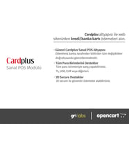 OpenCart - Card Plus Sanal POS Modülü