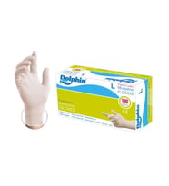 DOLPHİN PUDRALI LATEKS MUAYENE ELDİVENİ LARGE 100LÜ