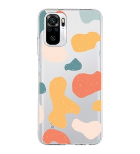 Xiaomi Redmi Note 10 Uyumlu Kapak Grunge Tasarımlı Şeffaf Silikon Kılıf
