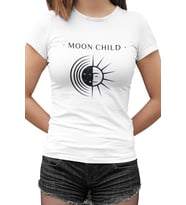 Moon Child Beyaz Kadın Tshirt
