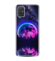 Samsung a71 A72 A73 A7 A9 2018 C7 C9 Kılıf Desenli Silikon Star Planet 1652