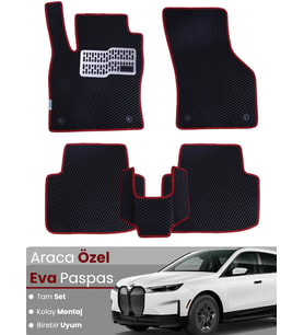 BMW İX (2022-2025) Uyumlu EVA Paspas Tam Set–Araca Özel,Su Geçirmez,Hızlı ve Kolay Montaj