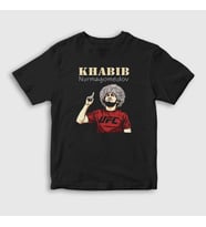 Presmono Unisex Çocuk Siyah Ufc Khabib Nurmagomedov T-Shirt 313137tt