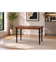 DAMLA COUNTRY MASA, CEVİZ ANTRASİT, 125x80