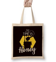 Time Honey Honeycomb Beehive Beekeeping Apiarist Insect Bez Çanta Uzun Saplı