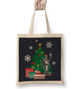 Pluto Around The Christmas Tree Sailor Moon Bez Çanta Uzun Saplı