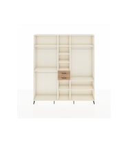 Arges Dolap 10 Raflı 2 Çekmeceli 3 Askılı 220x30x243 Aytaşı-Aytaşı/Çam