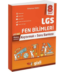 Gizli 8.sınıf Lgs Fen Bilimleri Alıştırmalı Soru Bankası