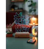 RİCK&MORTY 16 Renk Masa Lambası