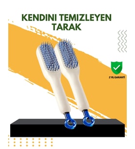 Otomatik Temizlemeli Saç Fırçası – Ergonomik Tasarım, Masaj Etkili, Elektriklenmeyi Önleyici