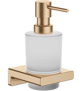 Hansgrohe Addstoris 41745140 Sabunluk, Duvara Montaj Için Losyon Dispenseri, Sıvı Sabunluk, Gizli Sa