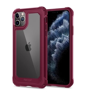 Spigen iPhone 11 Pro ile Uyumlu Kılıf Gauntlet Iron Red