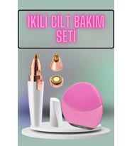 Kulak Burun ve Yüz Epilasyon Aleti ve Yüz Masaj Aleti İkili Cilt Bakım Seti