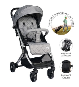 Lorelli Fiorano Kabin Bebek Arabası - Dolphin Grey (Standart)