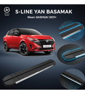 Nissan Qashqai S-Line Premium Krom Yan Basamak 2021 Sonrası