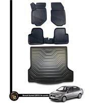 Renault Symbol 2013+ 4 3D Havuzlu Paspas + Bagaj Havuzu İkili Set