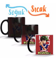 Midoriya Izuku Boku no Hero Academia Sihirli Kupa Bardak Porselen