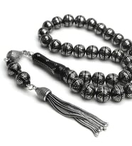 BlackCraft Oltu Taşı Küre Kesim Tespih