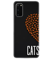 Samsung A02S A03S A10 A12 A13 A21S A22 Kılıf Desenli Silikon Cats 1792
