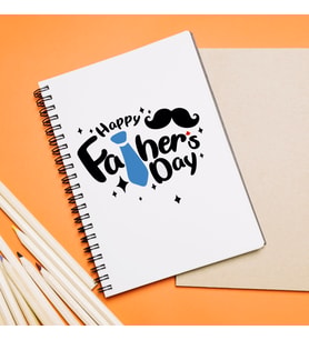 Babalar Günü Tasarımlı Defter
