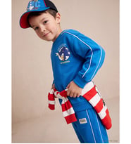 LCW Kids Mavi Sonic Baskılı Erkek Çocuk Eşofman Takım