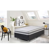 Zebra Tek Kişilik Ortopedik Yaylı Yatak 90X190