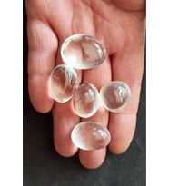 Parlak Kristal Kuvars 50g Tamburlu Parçalar, Doğal ve Şık Taş Seti