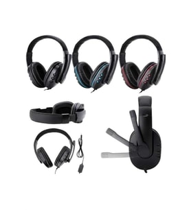 Mikrofonlu  Kulaklık  Kulaklığı Yüksek Ses Kaliteli Stereo Yumuşak Yastıklar