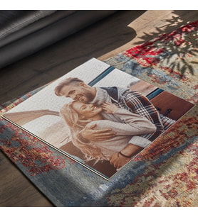 1000 Parça Fotoğraf Baskılı Parçalanmış Kutulu Kare Puzzle