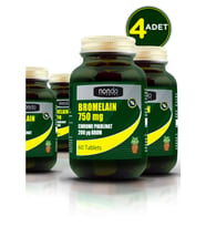 Nondo Bromelain 750mg & Krom Pikolinat 60 Tablet 4 Adet